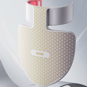 Neck photo therapy beautify device